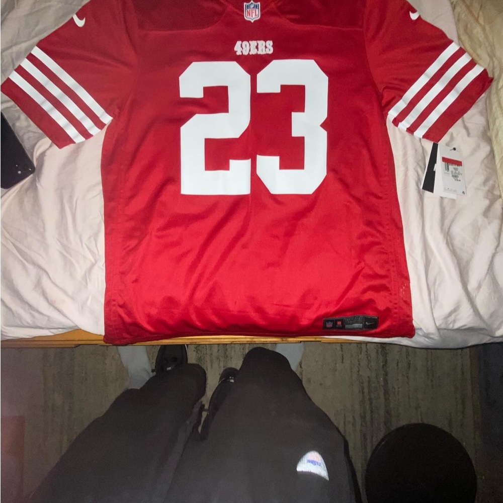 Nike Red and White 49ers Jersey